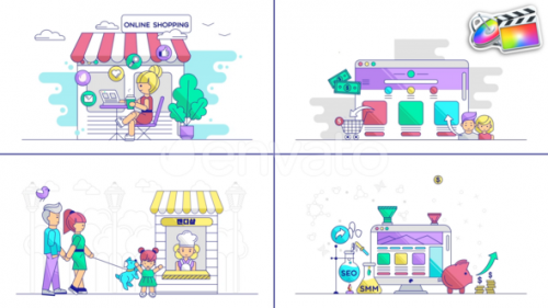 Shopping And Finance Eplainers for FCPX - 51164324