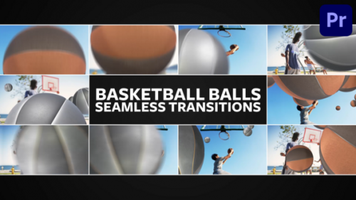 Basketball Balls Seamless Transitions for Premiere Pro - 51195960