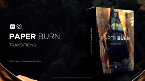 Paper Burn Transitions for Premiere Pro - 51201532