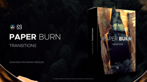 Paper Burn Transitions for DaVinci Resolve - 51201536
