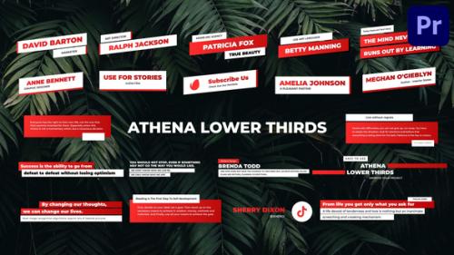 Athena Lower Thirds for Premiere Pro - 51207425
