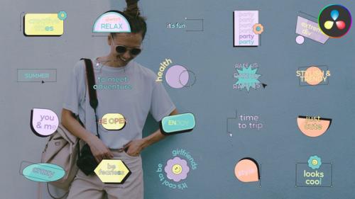 Creative Minimal Titles for DaVinci Resolve - 51208637