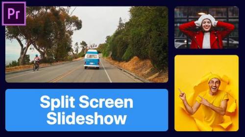 Multiscreen Slideshow | Gallery Dynamic Opener MOGRT for Premier Pro - 51209188