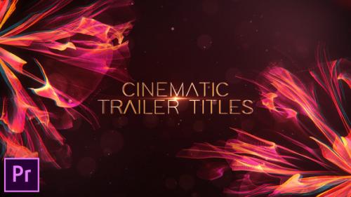 Cinematic Trailer Titles - Premiere Pro - 51213356