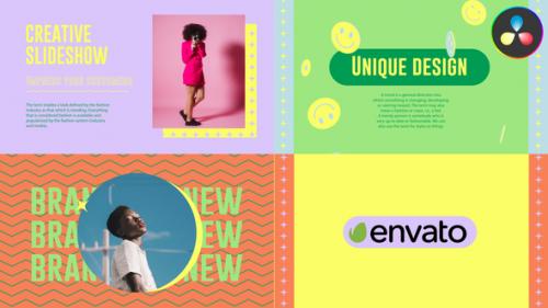 Abstract Modern Slideshow for DaVinci Resolve - 51221697