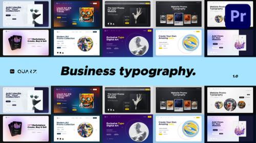 Website Promo Typography for Premiere Pro - 51225969