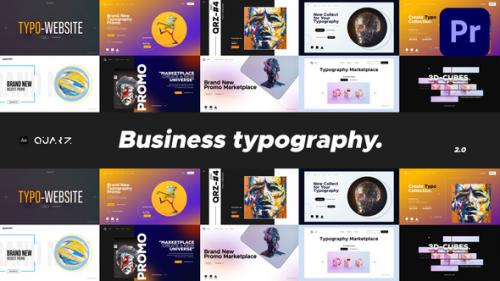 Website Promo Typography for Premiere Pro v2 - 51225994