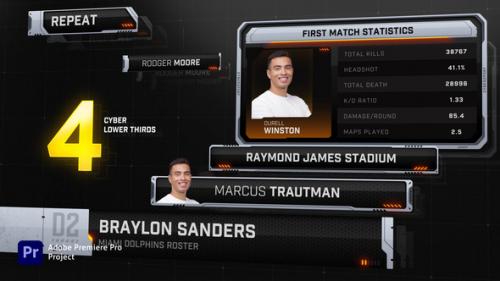 Cybersport Lower Thirds 4 Premiere Pro - 51088236