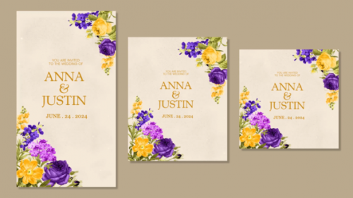 Wedding Invitation Intro 2 Mogrt - 51118281