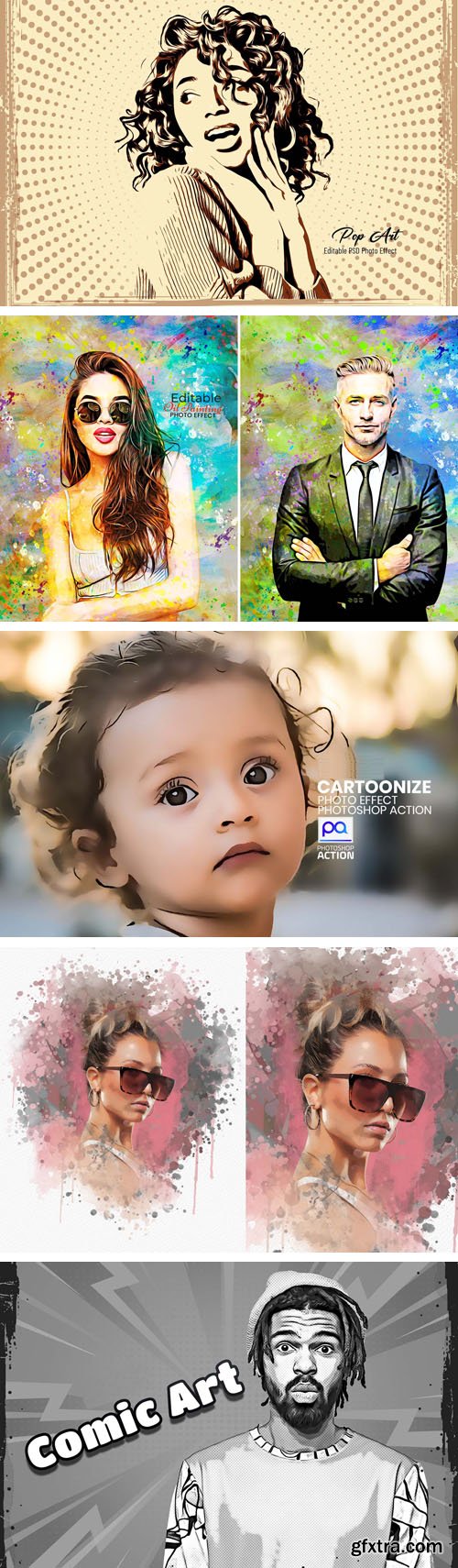 10 Best Photo Effects & Actions for Photoshop [Vol.2]