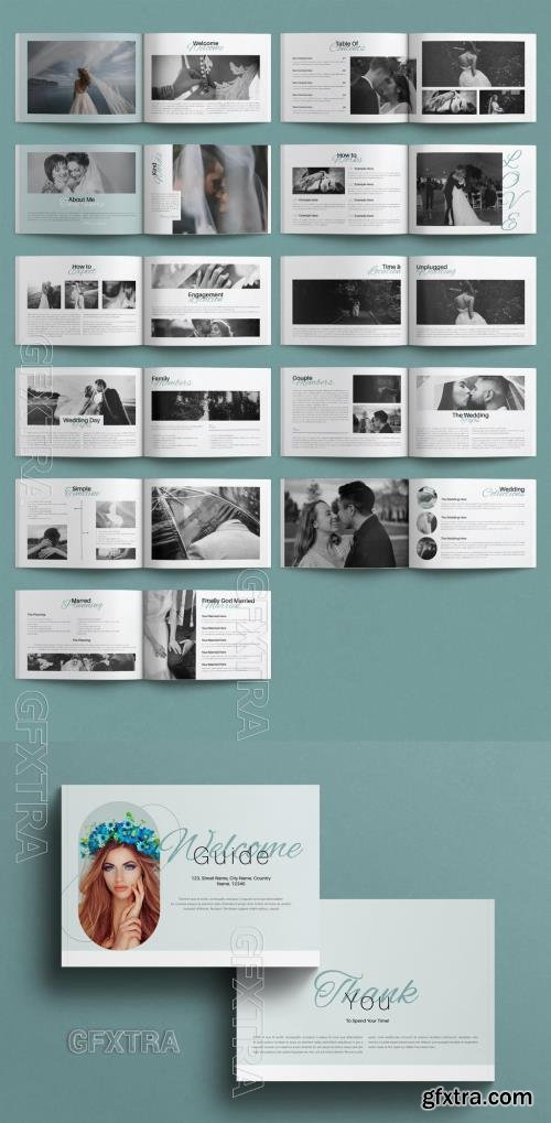 Welcome Guide Template Magazine Layout Landscape 755491507 Welcome Guide Template Magazine Layout Landscape 755491507