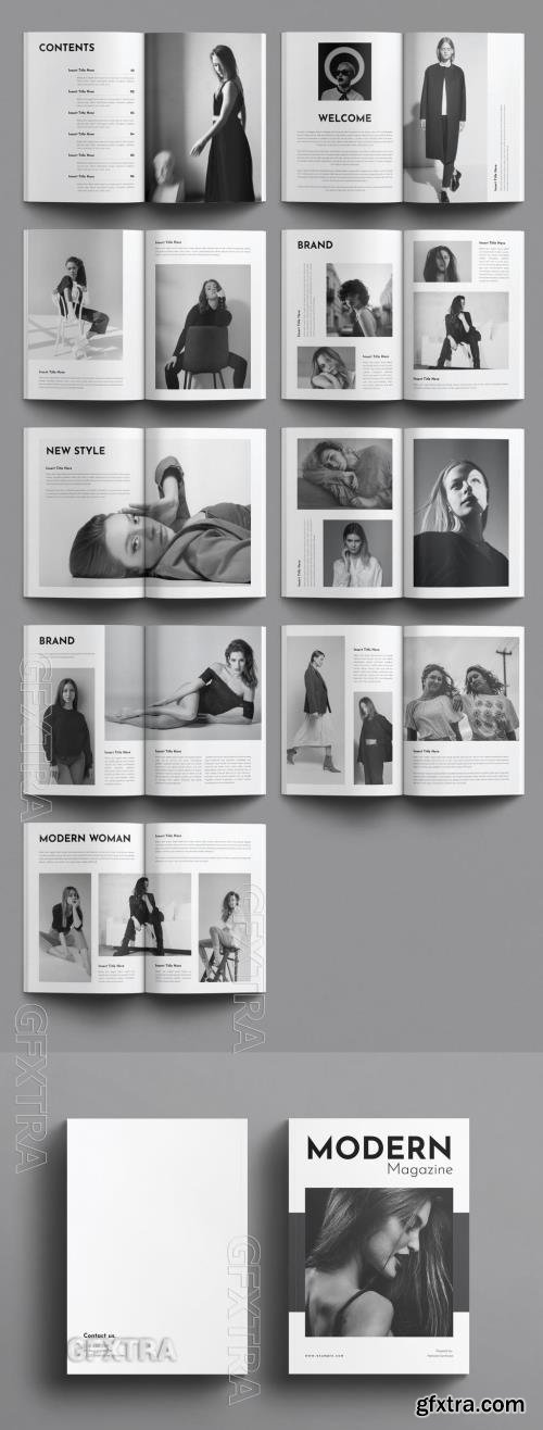Modern Magazine Template 755490552 Modern Magazine Template 755490552