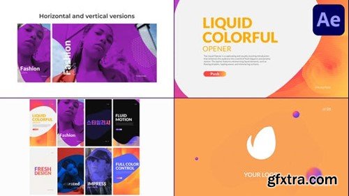 Videohive Liquid Colorful Opener for After Effects 51268300
