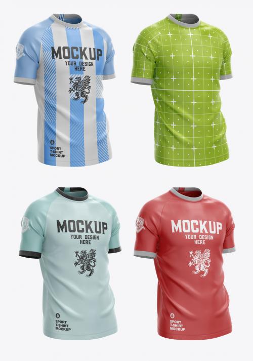 Men's Sports T-Shirt Mockup - 476311351