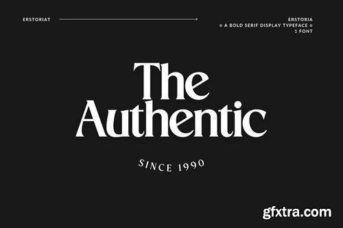 Erstoria Bold Serif Display Font ZGVB2V3 Erstoria Bold Serif Display Font ZGVB2V3