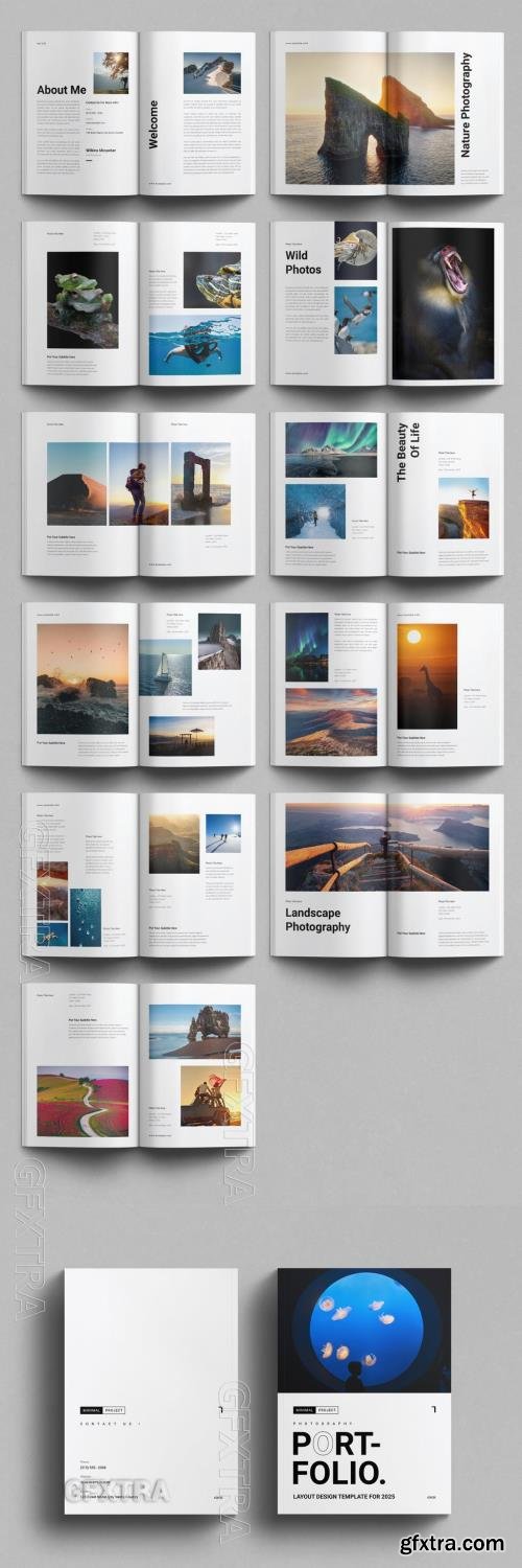 Photography Portfolio Layout Design Template 757184884 Photography Portfolio Layout Design Template 757184884