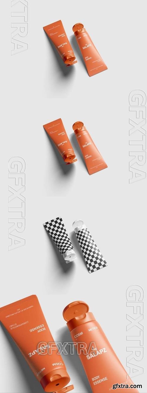 Cosmetic Tube Mockup HUDLMVP Cosmetic Tube Mockup HUDLMVP