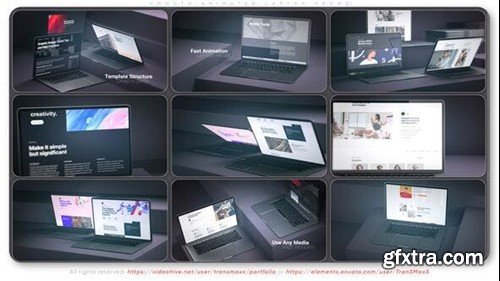 Videohive Smooth Animated Laptop Promo 51365265