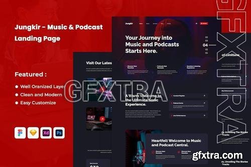 Jungkir - Music & Podcast Landing Page JZ6QQXJ
