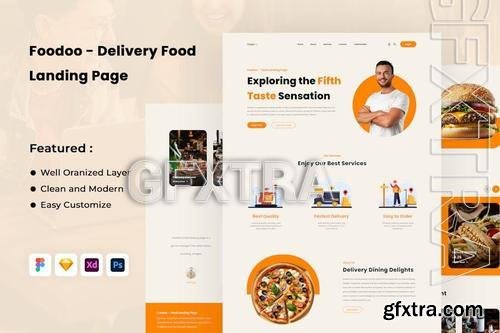 Foodoo - Delivery Food Landing Page 9X2ZQL8