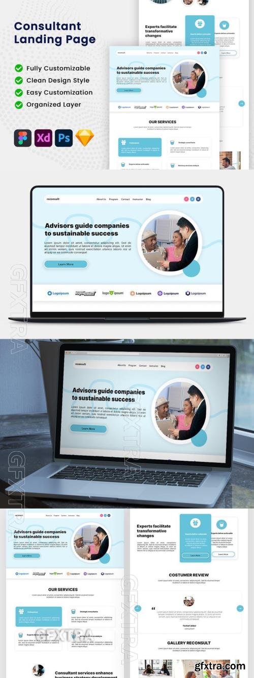 Business Consultant Landing Page S4G3CEM