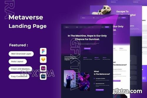 Metaverse Landing Page JJS7CJY
