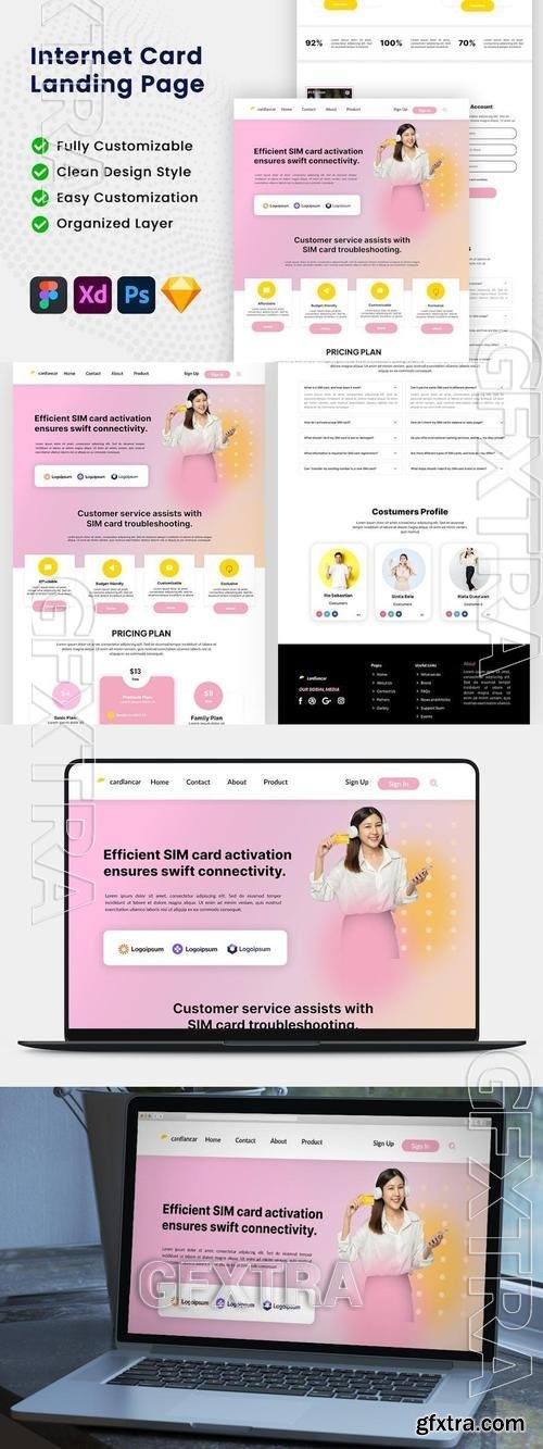 Internet, Sim Card, Phone & Wifi Provider Landing 95K7GQH