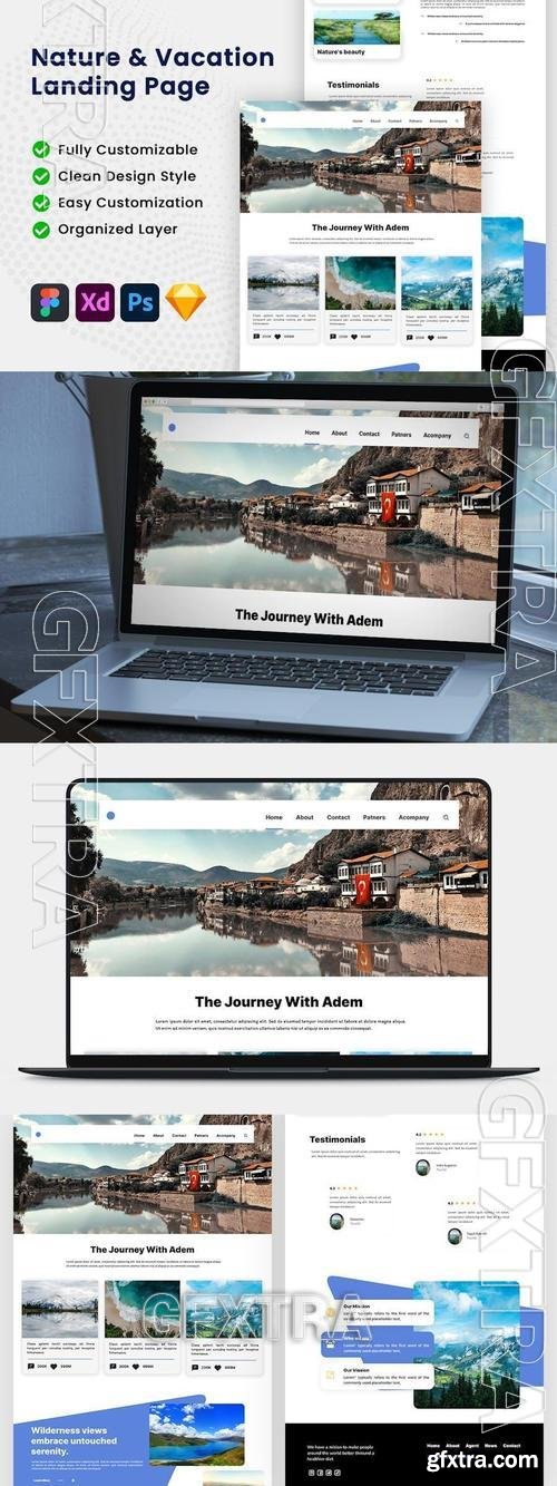 Nature & Vacation Landing Page VW2HFHC