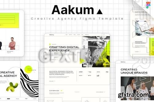 AaKum- Creative Agency Figma Template CHNKCAG