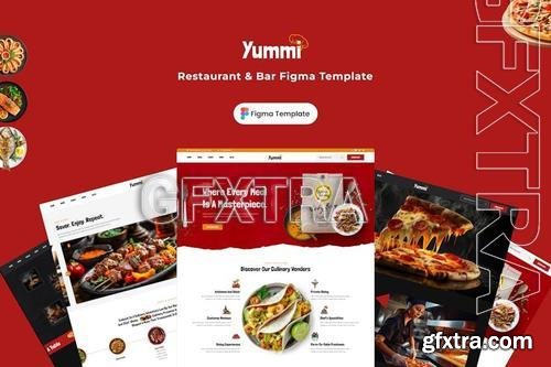 Yummi - Food Delivery & Restaurant Figma Template X2A633C