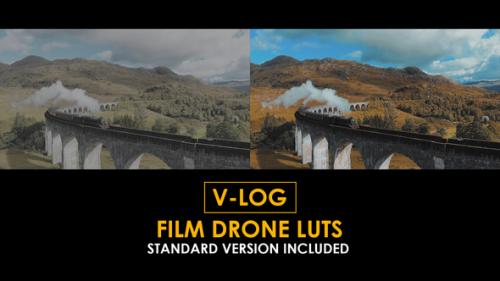 V-Log Film Drone and Standard Color LUTs - 51379212