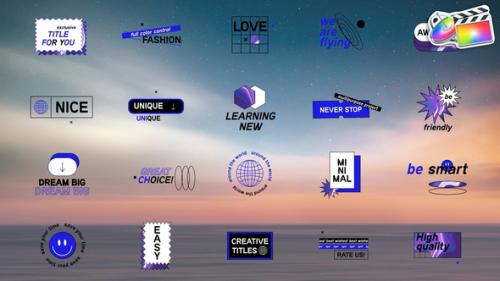 Creative Titles | FCPX - 51273037