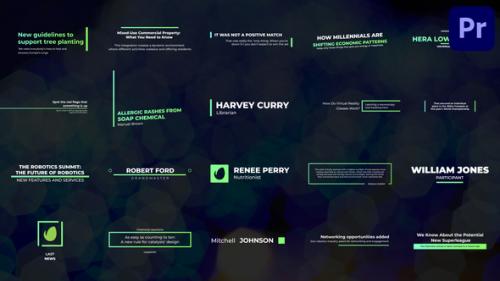 Hera Lower Thirds | Premiere Pro - 51327527