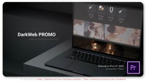 Dark Web Promo - Laptop Mockup - 51343768