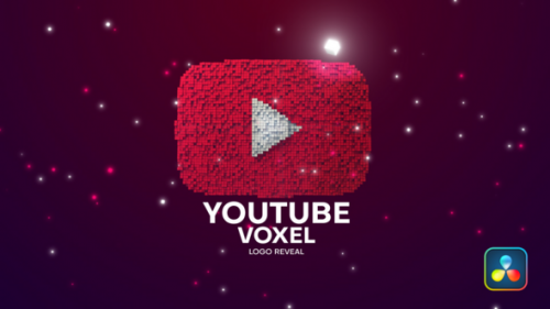 Youtube Voxel Pixel Logo Reveal - 51358595