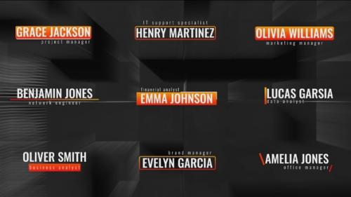 Business Lower Thirds | DR - 51372864