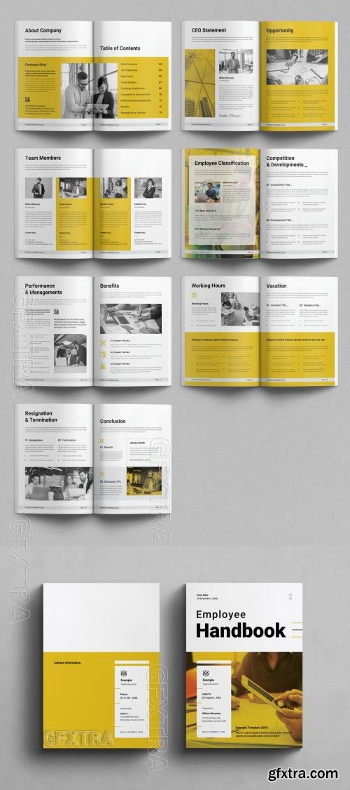 Employee Handbook Layout Design Template 757179138 Employee Handbook Layout Design Template 757179138