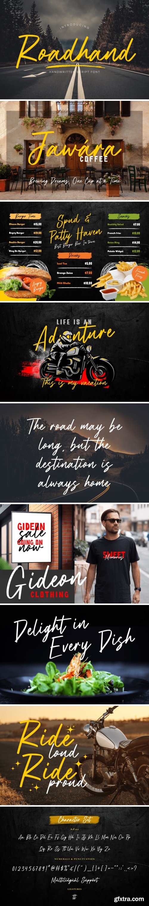 Roadhand Font