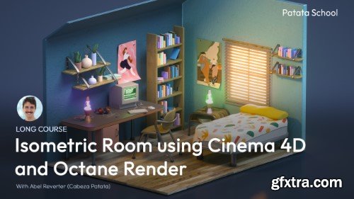 Patata School - How to Make an Isometric Room in Cinema 4D and Octane