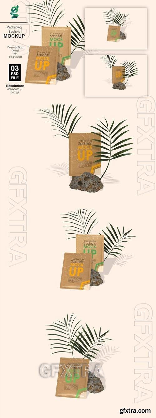 Packaging sashets Mockups 8L4LWG5 Packaging sashets Mockups 8L4LWG5