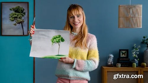 Domestika - Watercolor Painting: Explore Dry Brush Techniques