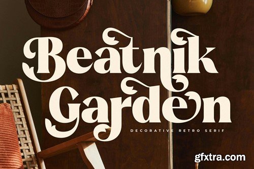 Beatnik Garden Decorative Retro Serif 9NJ4YMQ