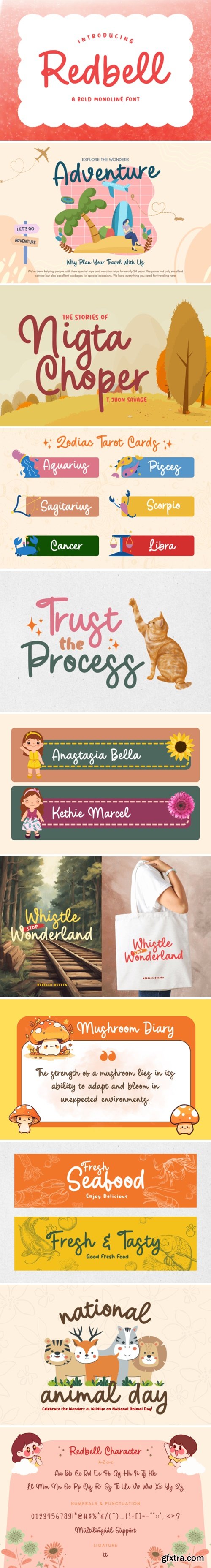 Redbell Font