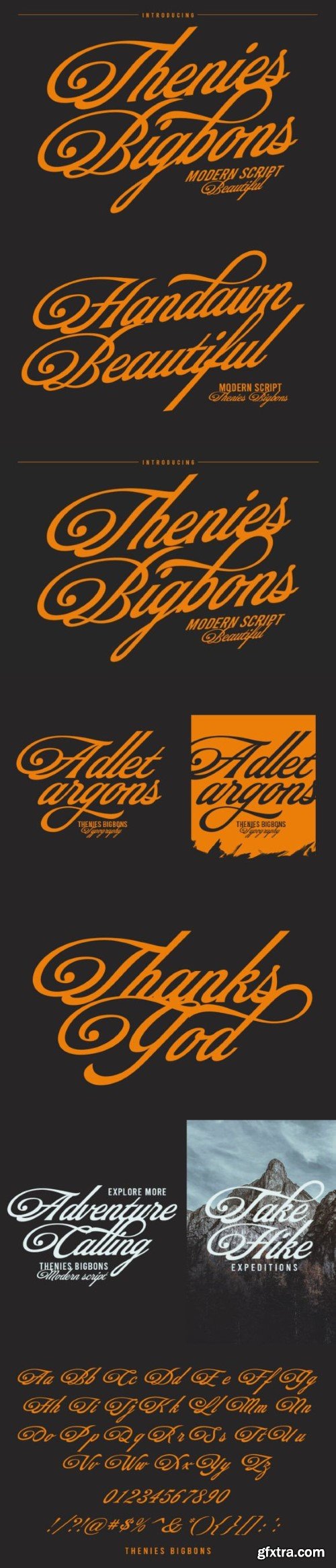 Thenies Bigbons Font