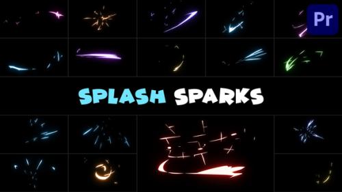 Splash Sparks for Premiere Pro - 51443314