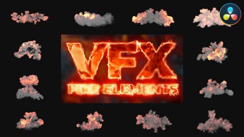 VFX Fire Elements for DaVinci Resolve - 51458133