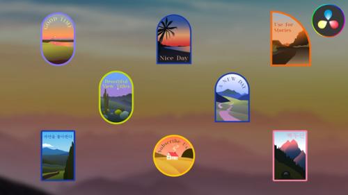 Beautiful View Titles for DaVinci Resolve - 51406725