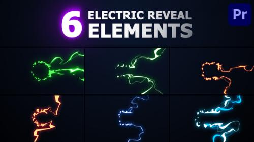 Electric Reveal Elements | Premiere Pro - 51421786