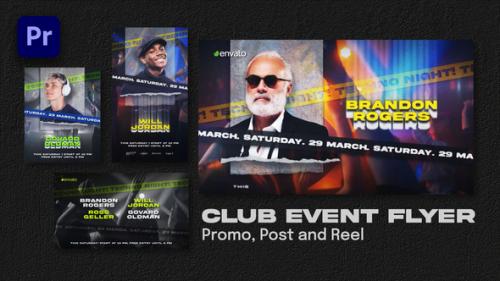 Club Event Flyer. Promo, Post and Reel | Premiere Pro - 51470049