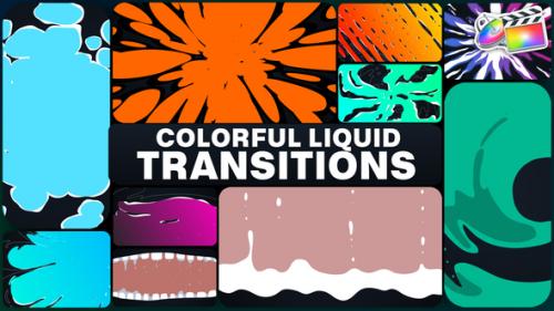 Colorful Liquid Transitions for FCPX - 51473183